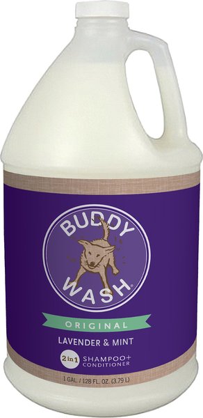 Buddy Wash Original Lavender and Mint Dog Shampoo and Conditioner