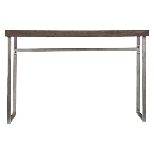 Mixed Material Console Table Aiden Lane