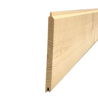 Hakwood 12 in. x 3.67 in. x 8 ft. Knotty Pine Edge V-Plank Hardwood Boards Kit (6-Pieces) 8203110