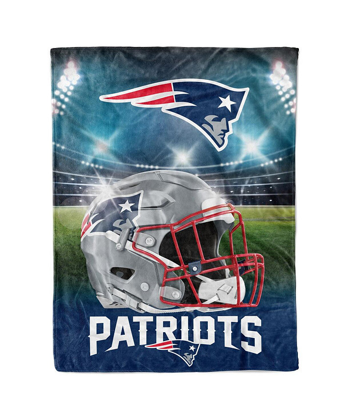 Logo Brands New England Patriots 60 x 80 Stadium Lights Blanket