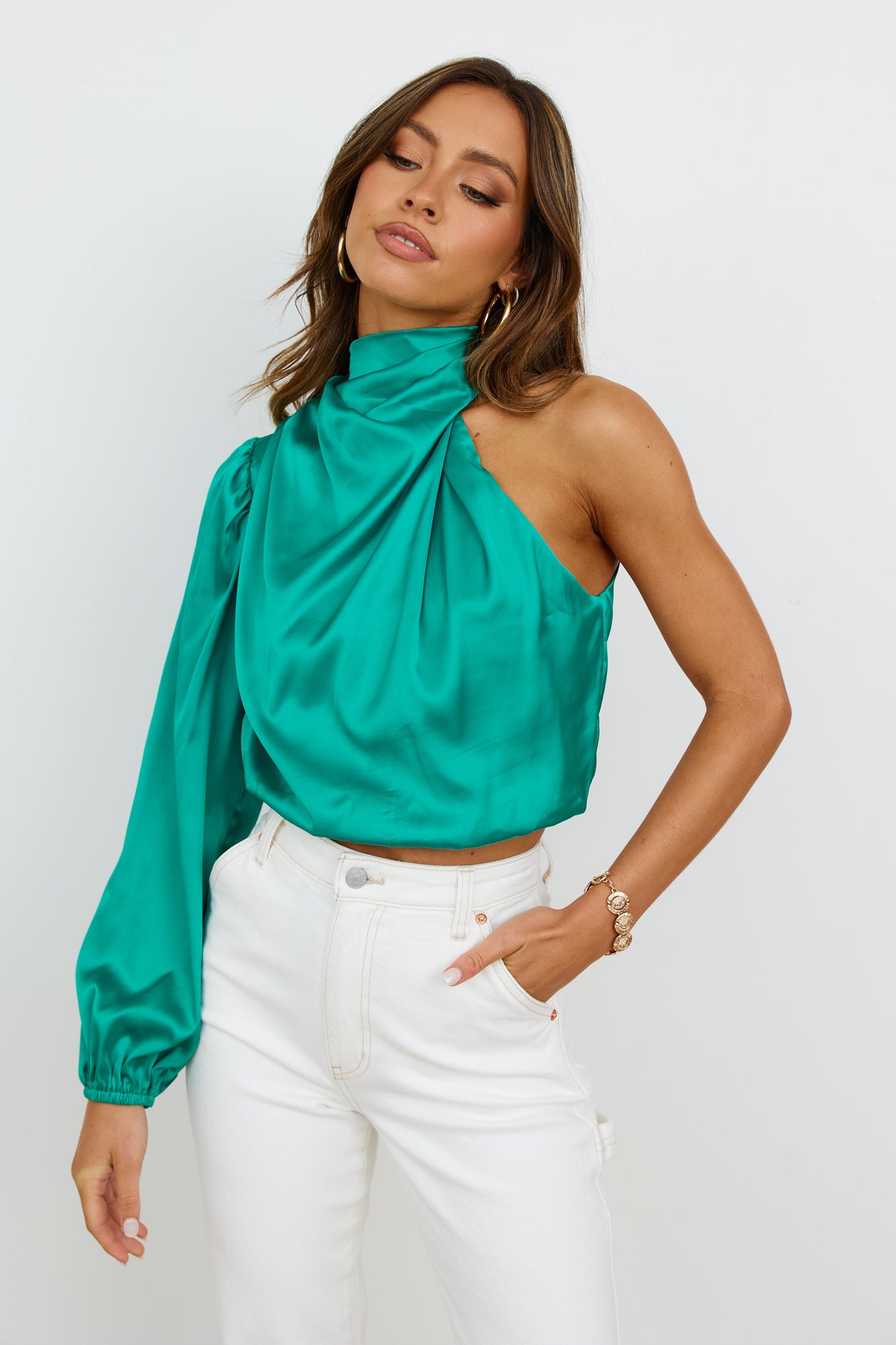 Deborah Crop Green