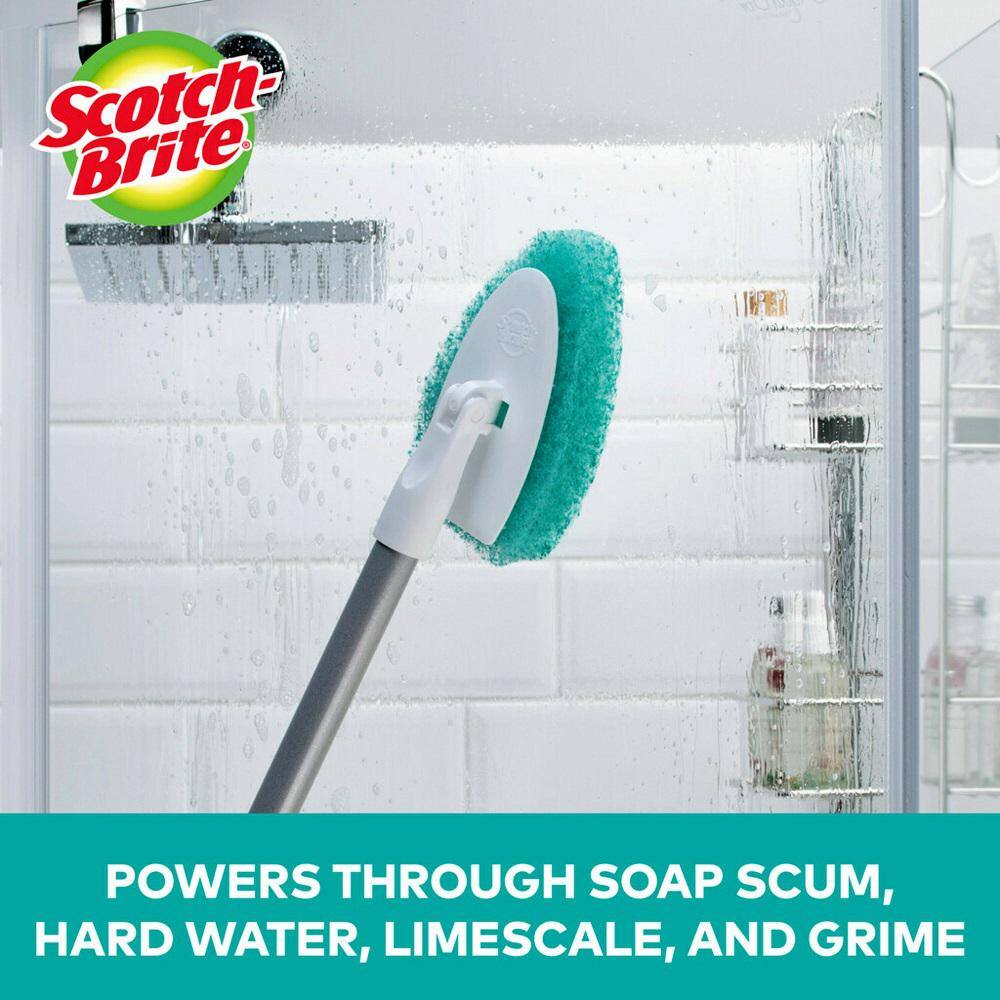 Scotch-Brite Non-Scratch Tub and Shower Scrubber Scrub Brush (2-Pack) 549X