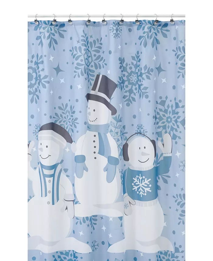 Home for the Holidays Singing Snowman Christmas Bathroom Accessory 17 Piece Set