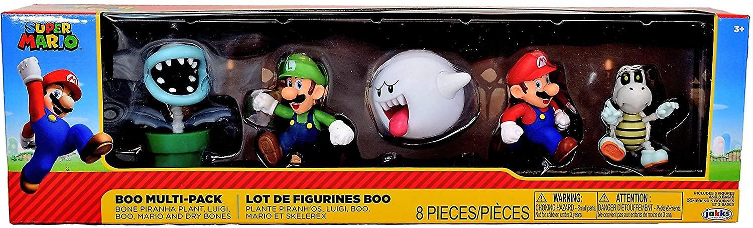 5-Pack Super Mario Boo Multi-Pack Set Figures