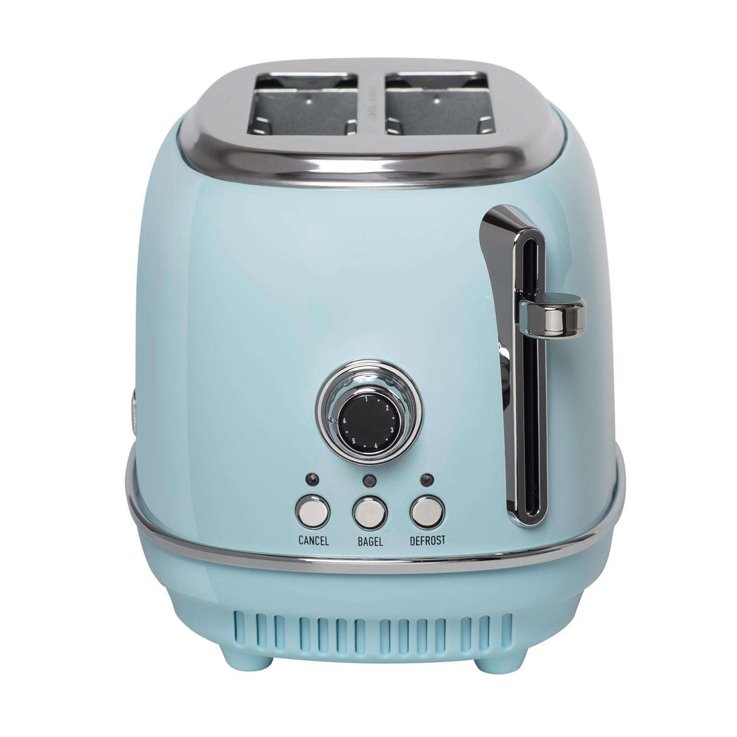 Haden Heritage Stainless Steel Blue 2 slot Toaster 8 in. H X 12 in. W X 8 in. D