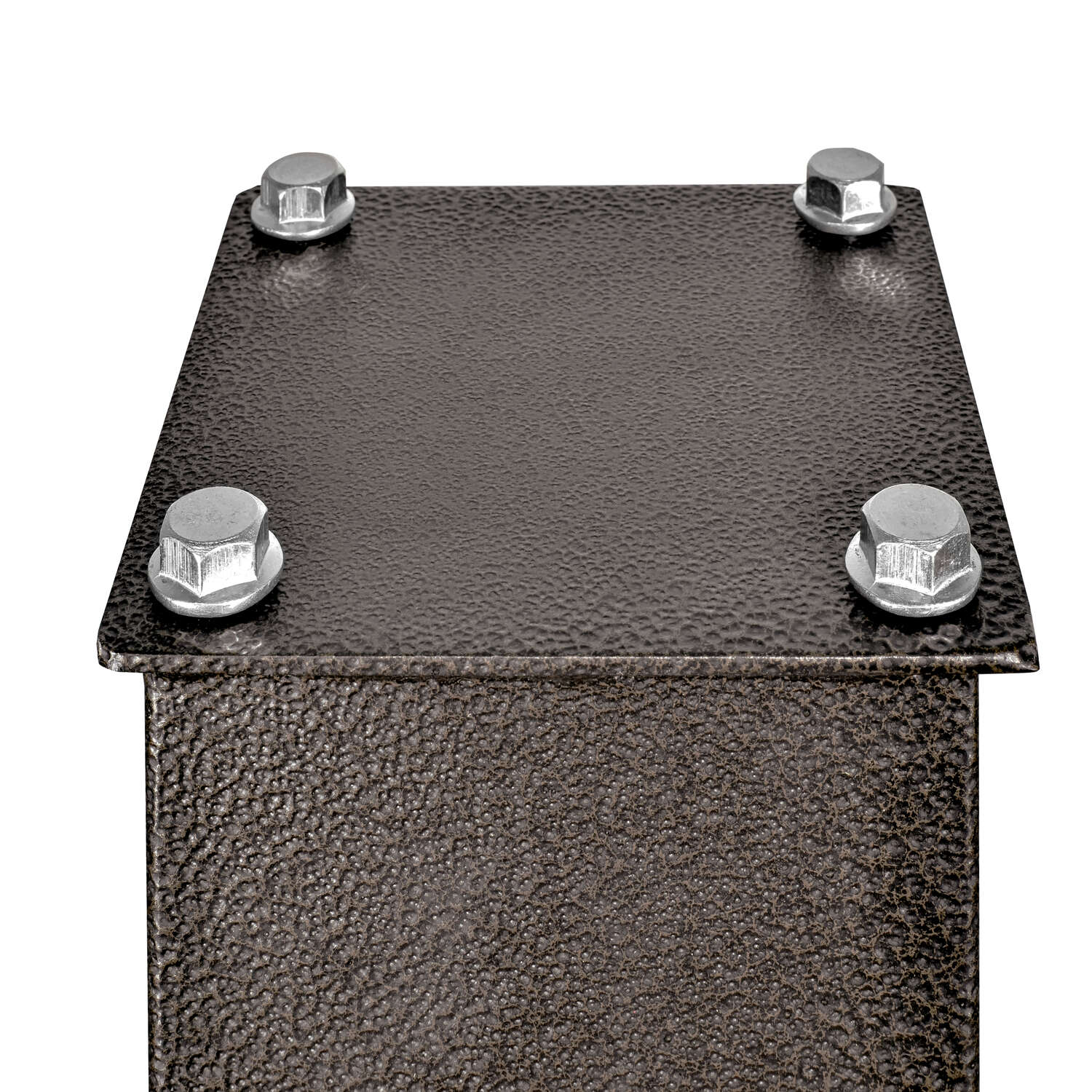 Mail Boss 43 in. Powder Coated Bronze Steel Mailbox Post