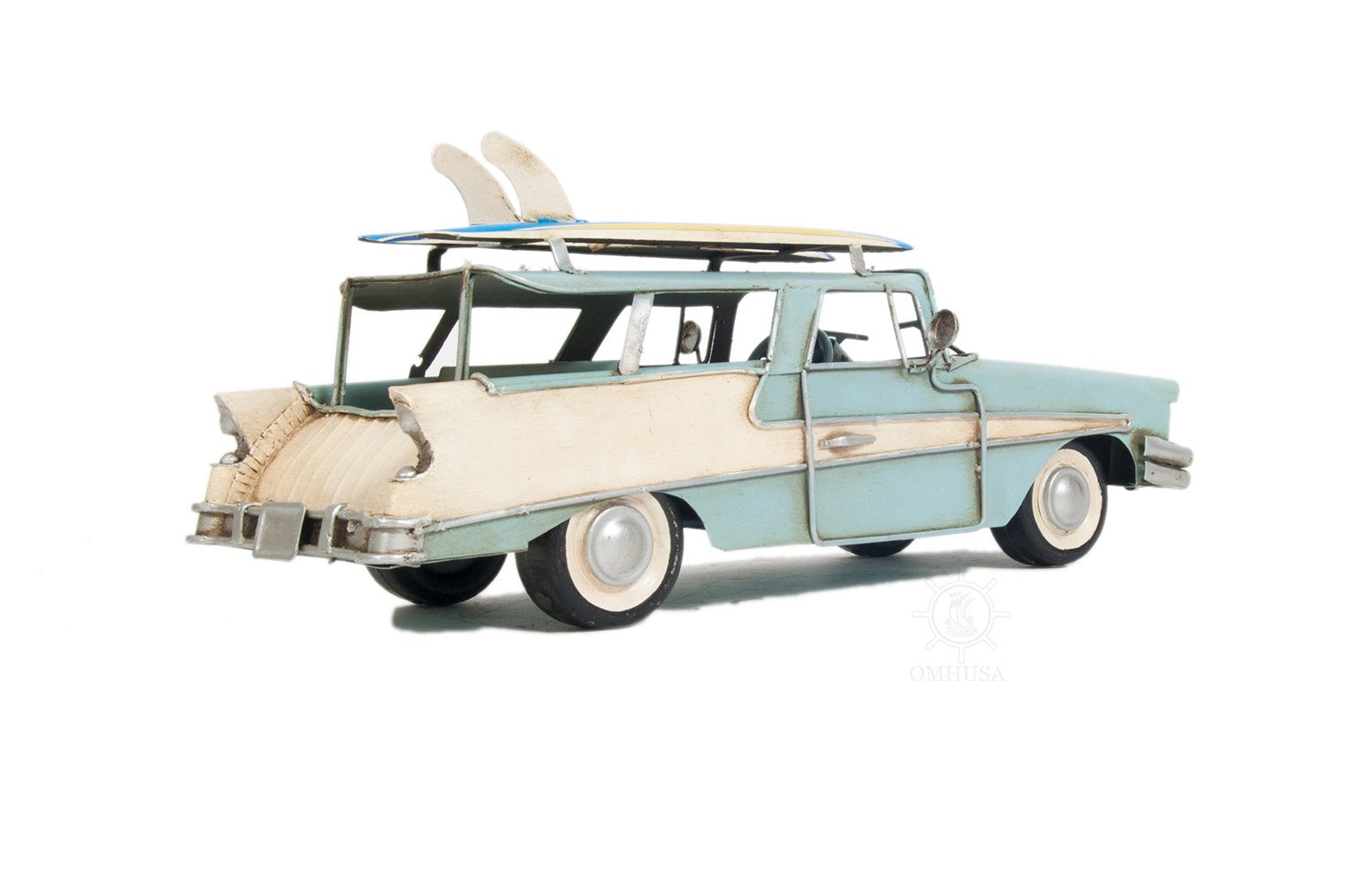 1957 Ford Country Squire Station Wagon Blue by Xoticbrands - Veronese Size (Small)