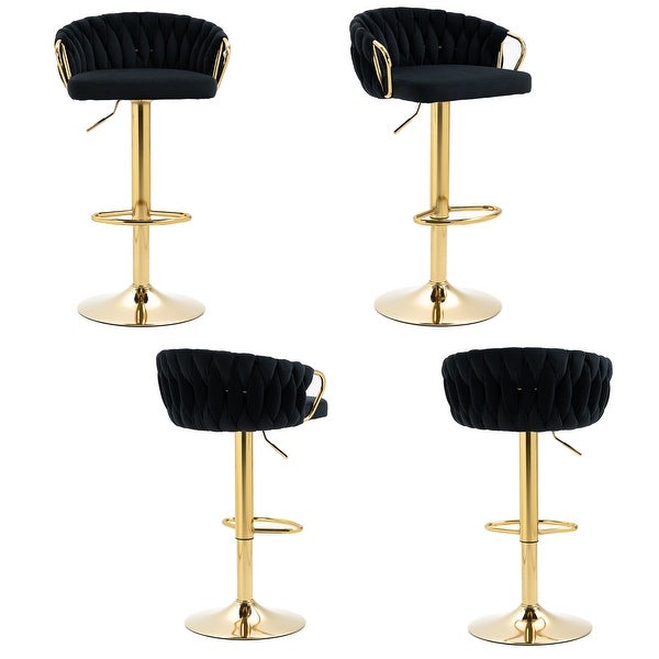 Adjustable Swivel Barstools (Set of 4)