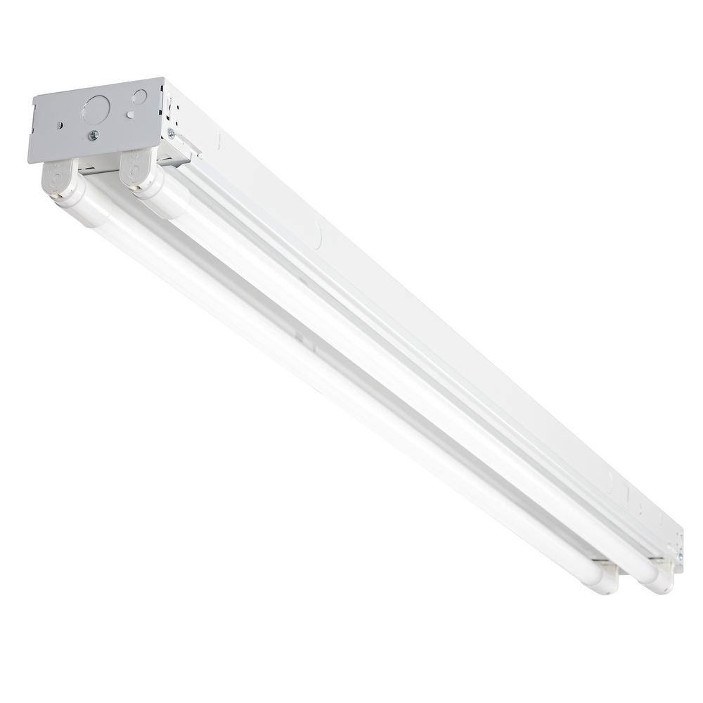 EnviroLite 4 ft. T8 LED White Strip Light Fixture 4000K ST702T3540