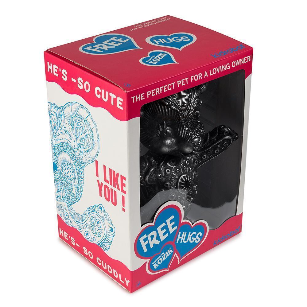 Free Hugs Bear Art Figure by Frank Kozik - Kidrobot.com Exclusive Silver Edition