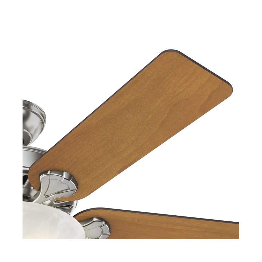 Hunter Pros Best Ceiling Fan 52 Brushed Nickel Chestnut ;