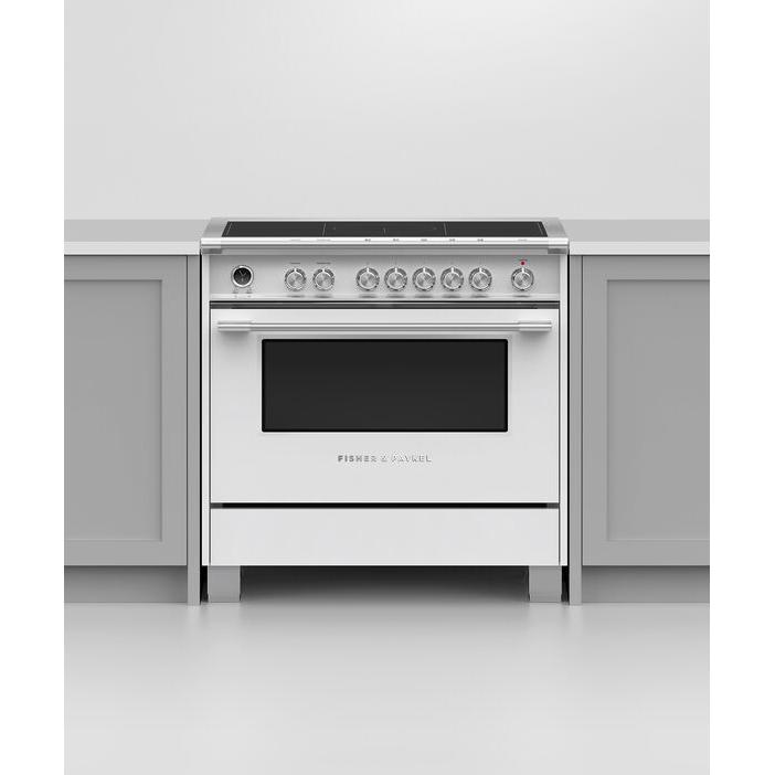 Fisher & Paykel 36-inch Freestanding Electric Range with Induction Technology OR36SCI6W1