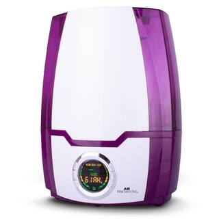 Air Innovations 1.37 Gal. Cool Mist Digital Humidifier for Large Rooms Up To 400 sq. ft HUMID06-PURPLE