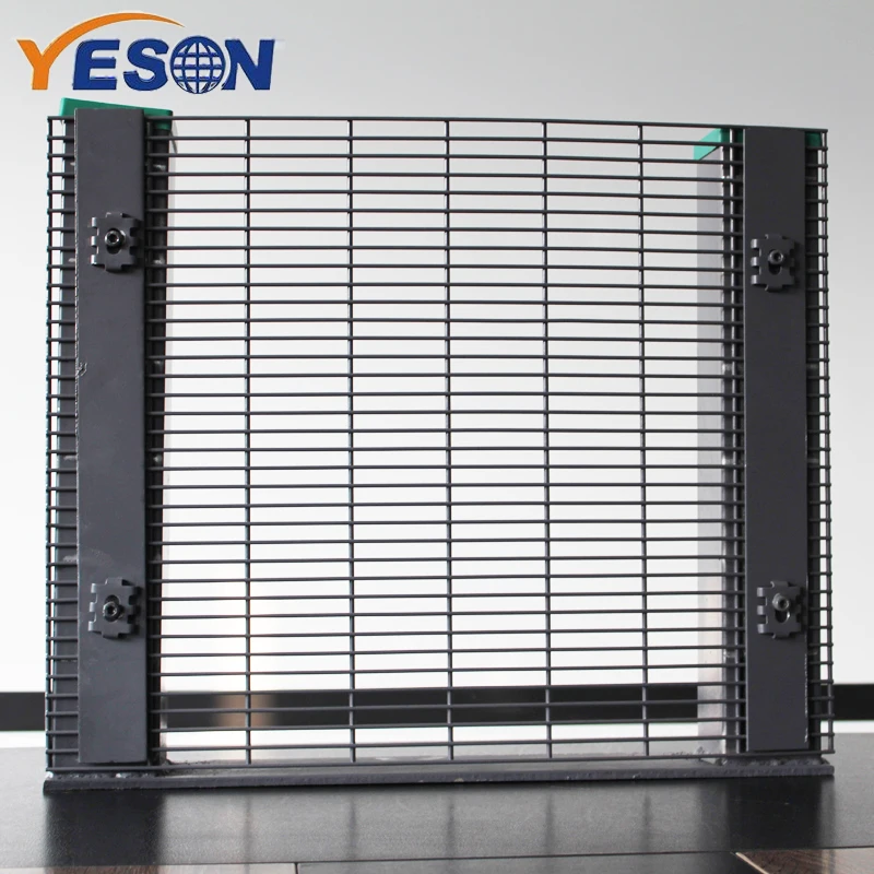 Factory Supply PVC Painting High Security 358 Welded Panel Anti Climb Wire Fence for Railways