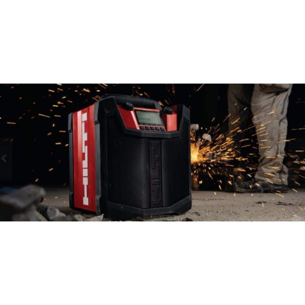 Hilti 2260689 22-Volt NURON Lithium-Ion R 6 AM/FM Bluetooth Radio w/USB charger (Tool-Only)