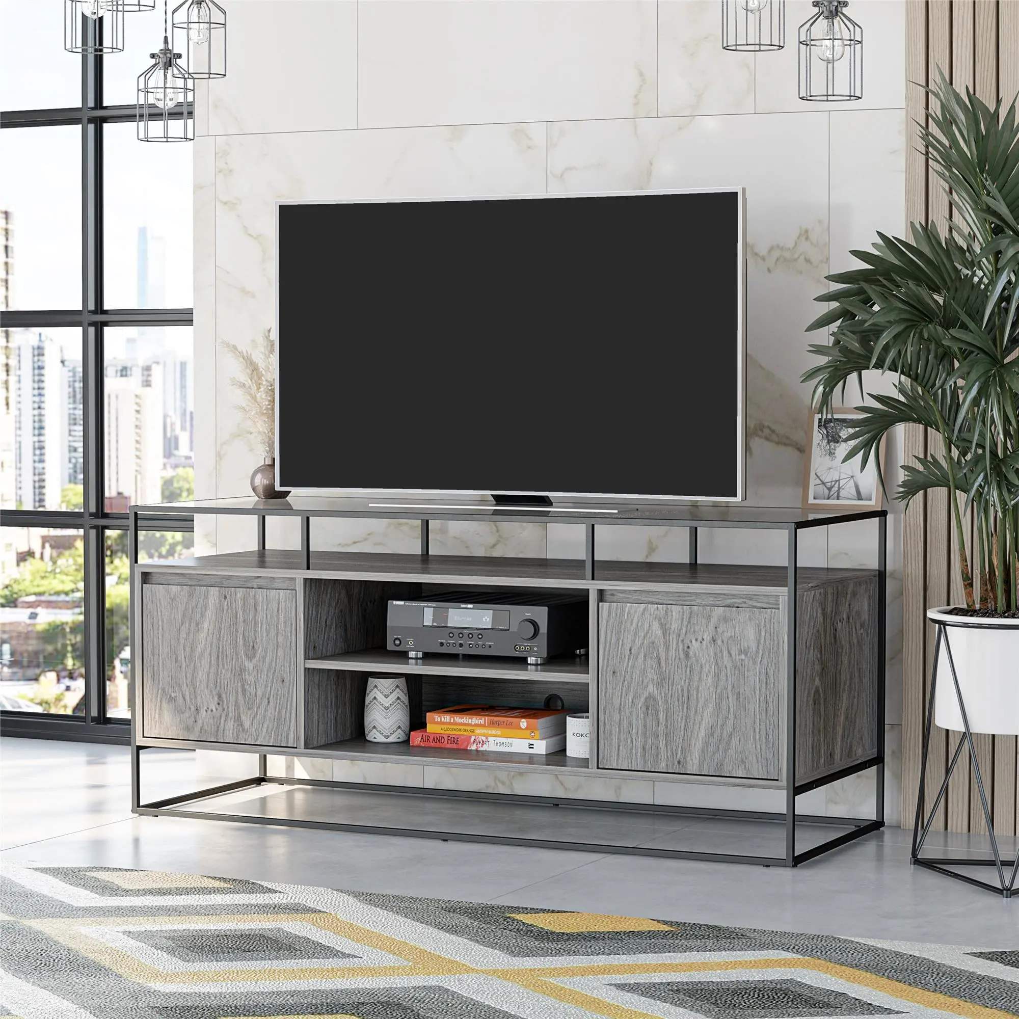 Camley Gray Oak 54 TV Stand