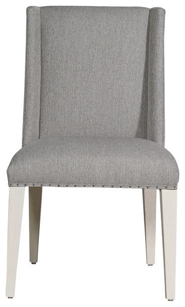 Modern Tyndall Upholstered Dining Chair Set of Two in Quartz Gray   Farmhouse   Dining Chairs   by Homesquare  Houzz