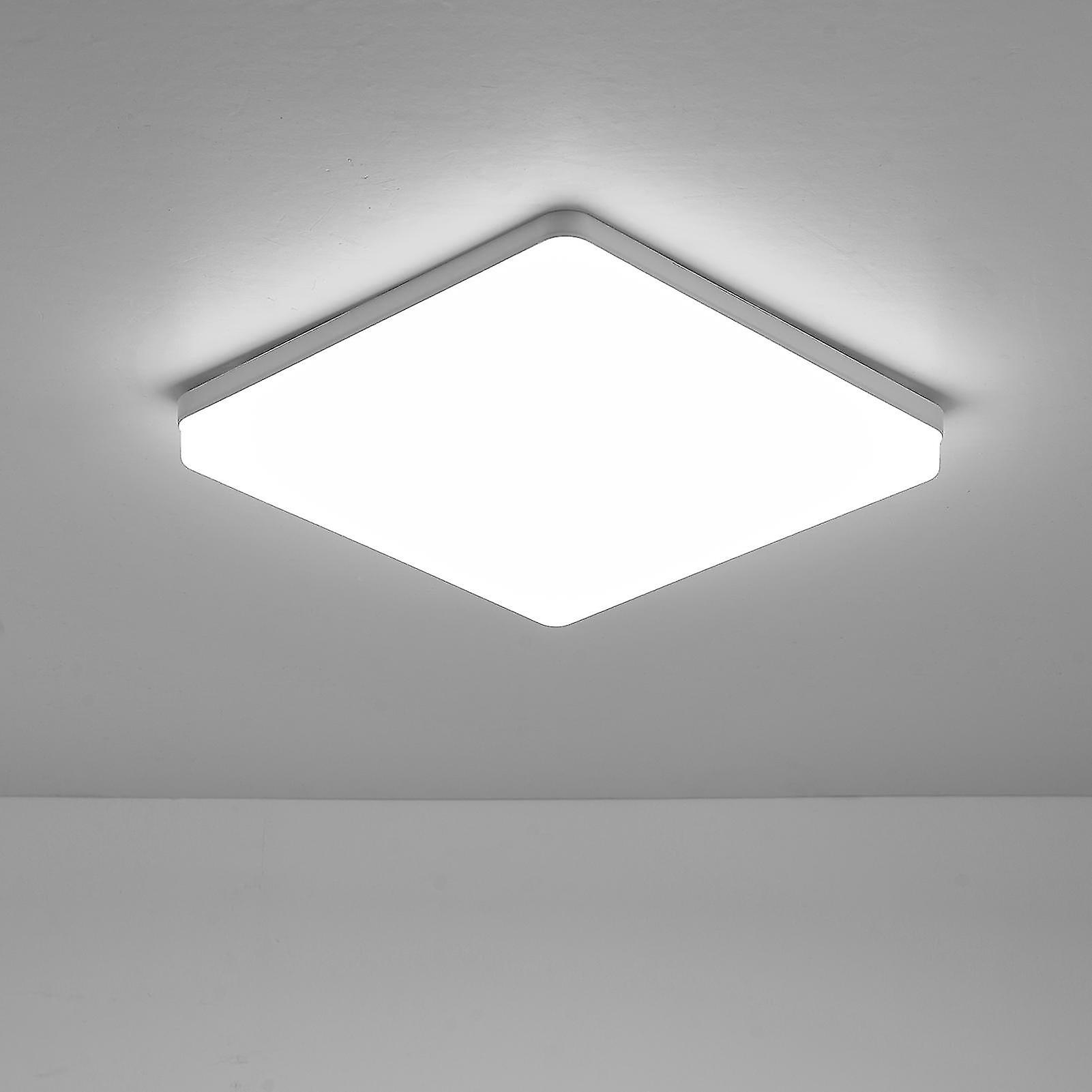 Leds Ceiling Light Flush Mounting 24w Square Ceiling Lamp For Kitchen Bedroom Hallway (6500-7000k