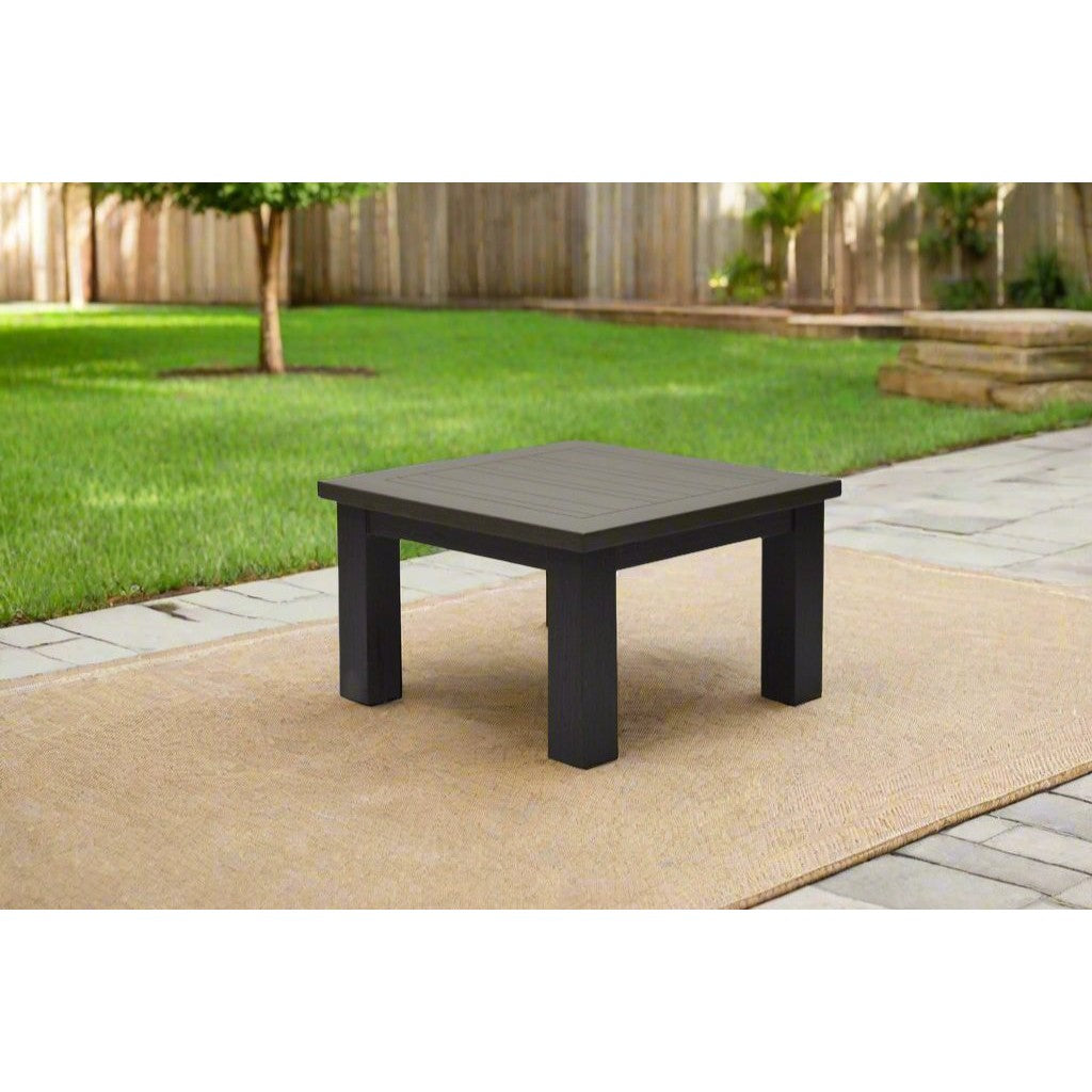 Carmel Brown Outdoor 26 Square End Table