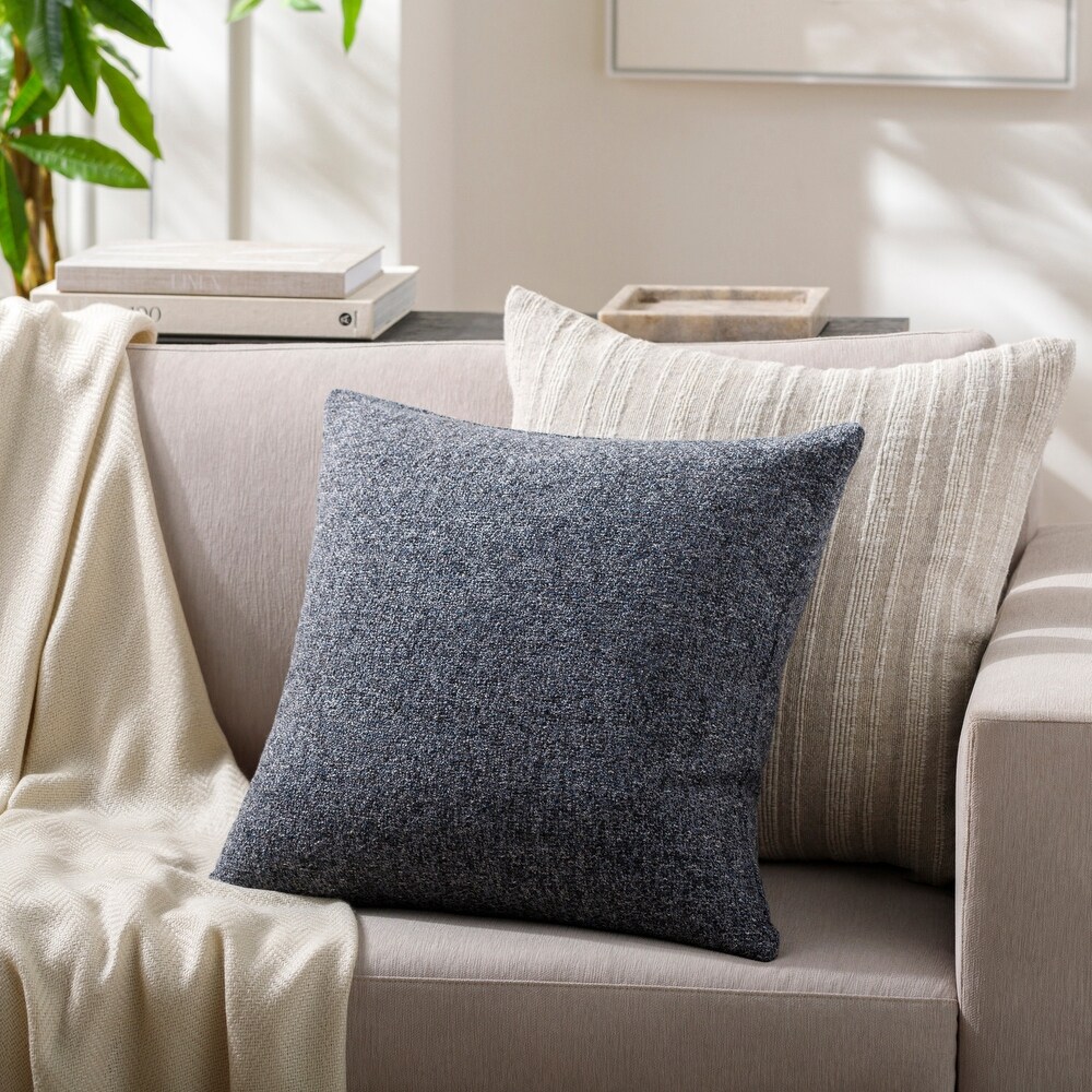 Keely Modern   Contemporary Solid Color Accent Pillow