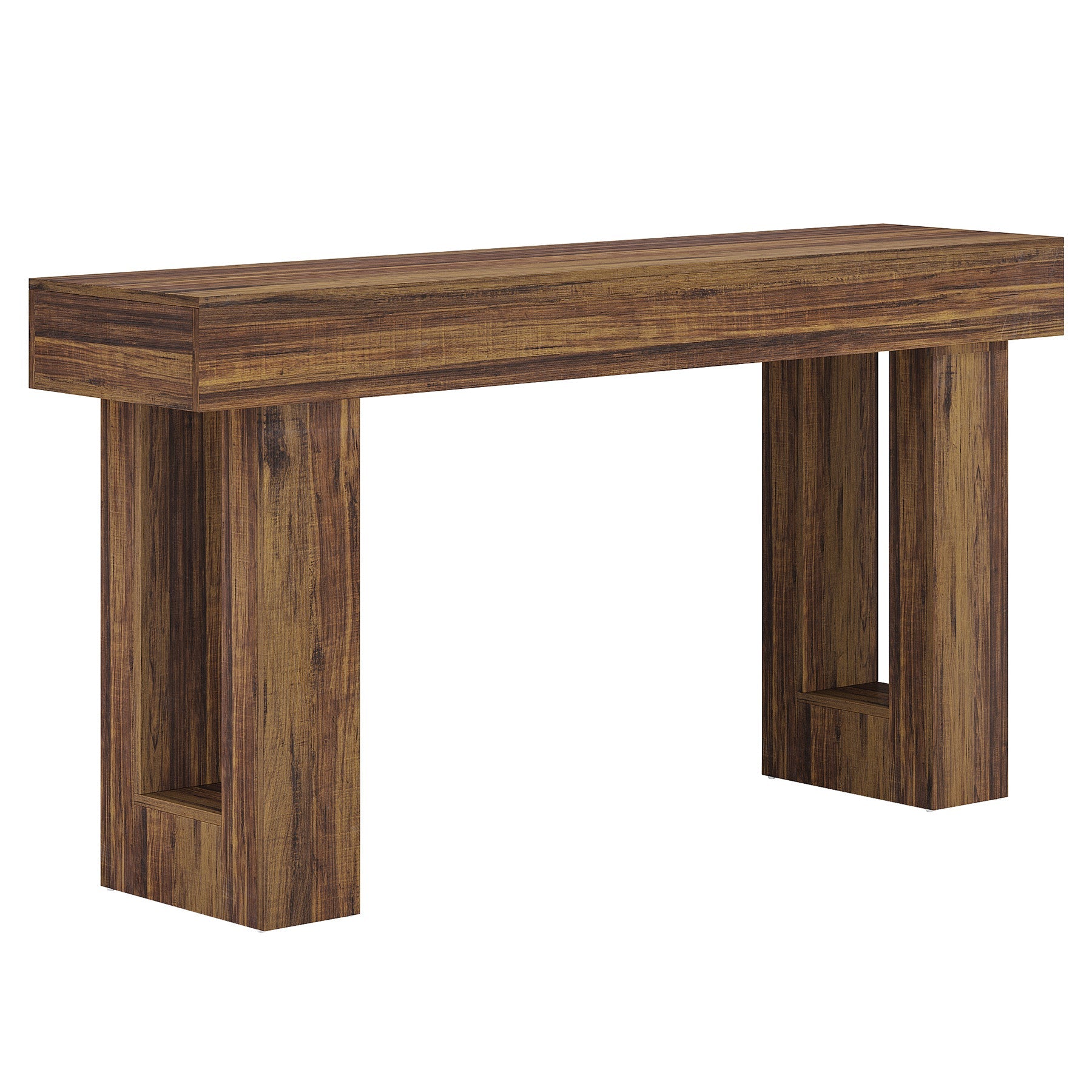 63-Inch Console Table, Farmhouse Wooden Sofa Table Entryway Table