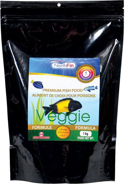 NorthFin Veggie Formula 1 mm Sinking Pellets Fish Food