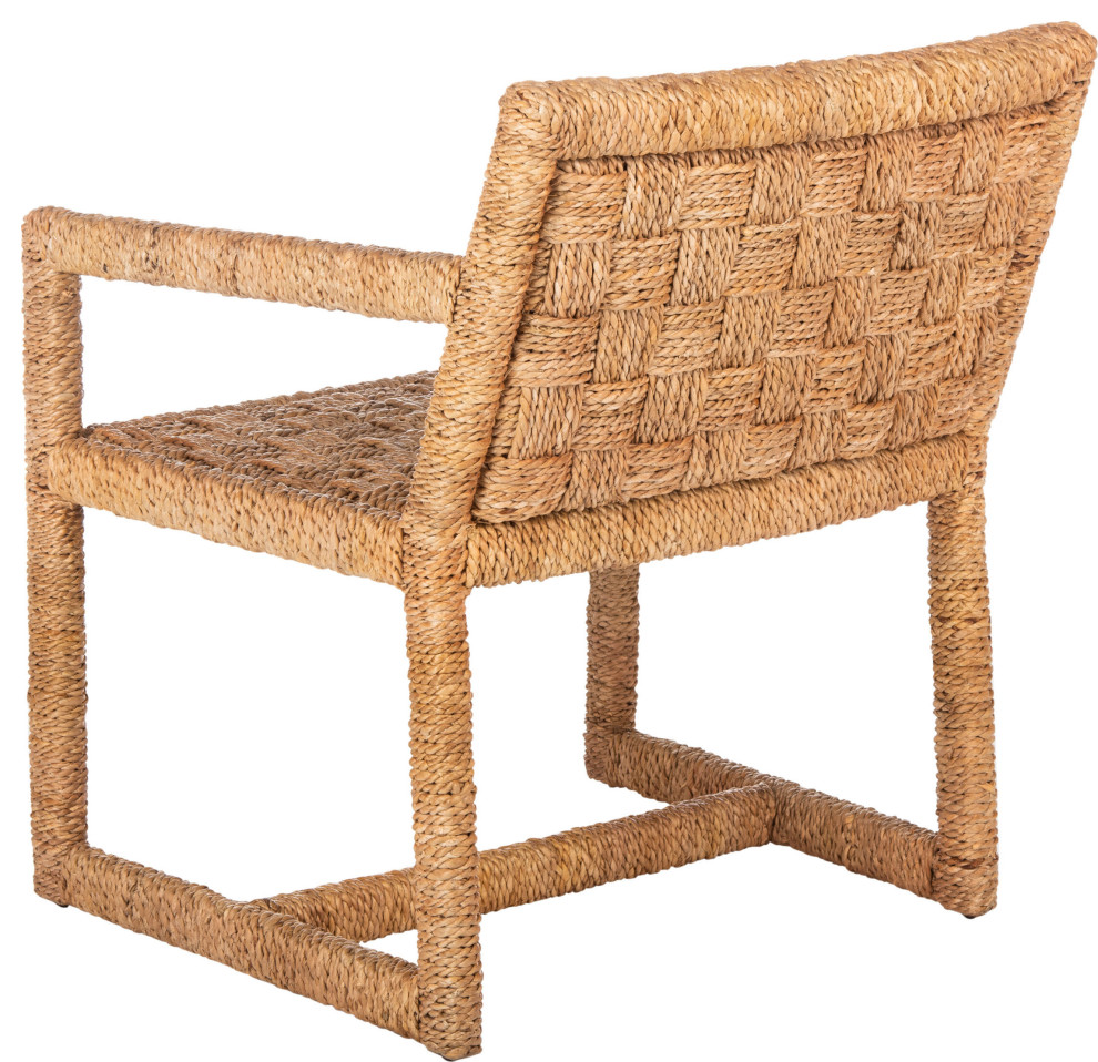 Brinn Woven Accent Chair   Tropical   Armchairs And Accent Chairs   by HedgeApple  Houzz