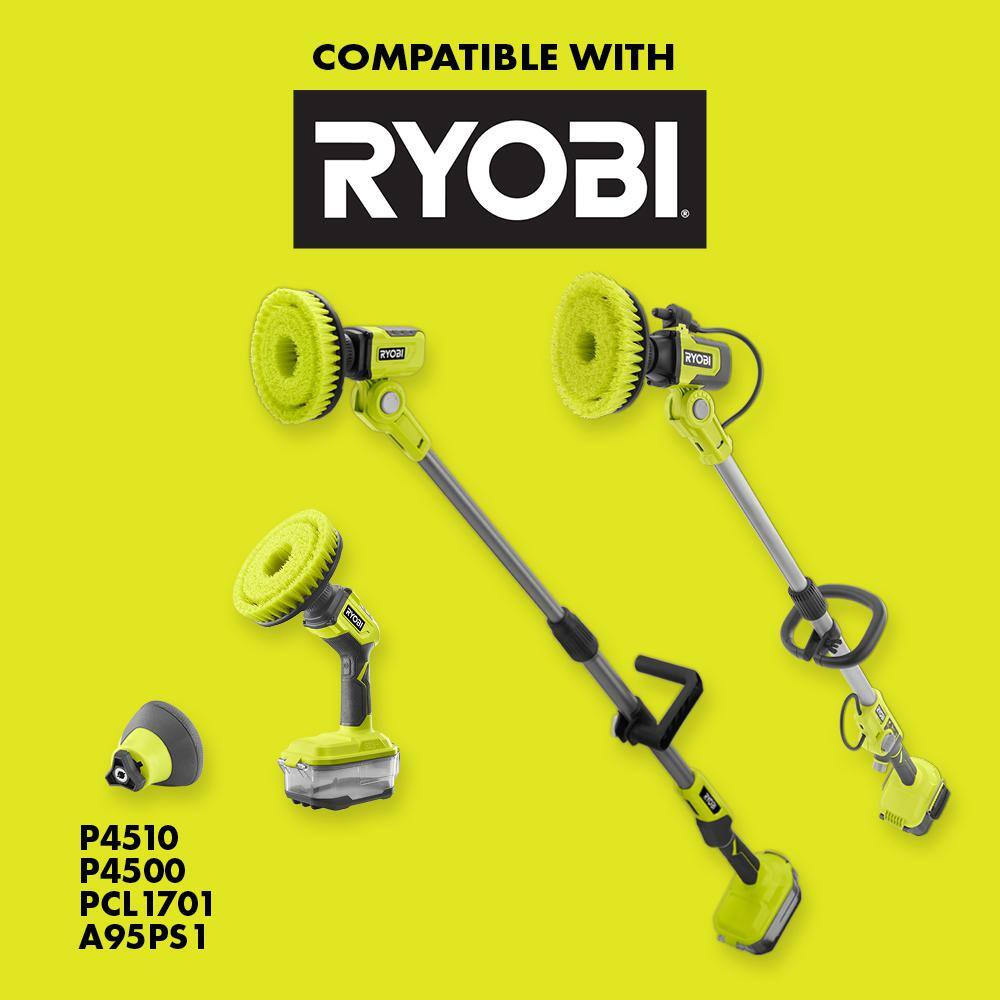 RYOBI 9 in. VORTEX Soft Bristle Brush A95SRB9