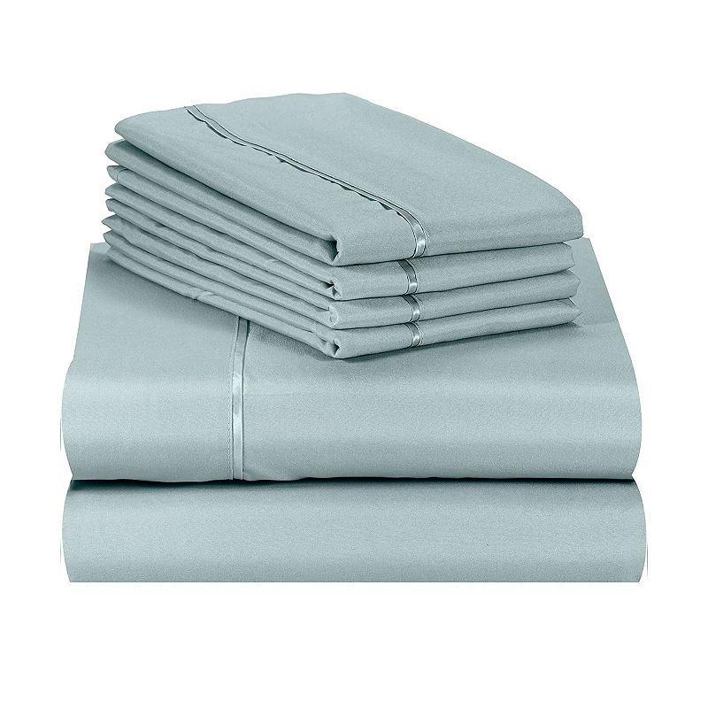 Luxclub's Premium Bed Sheet Set - Silky Soft， Deep Pockets 18， Eco-friendly， Wrinkle-free