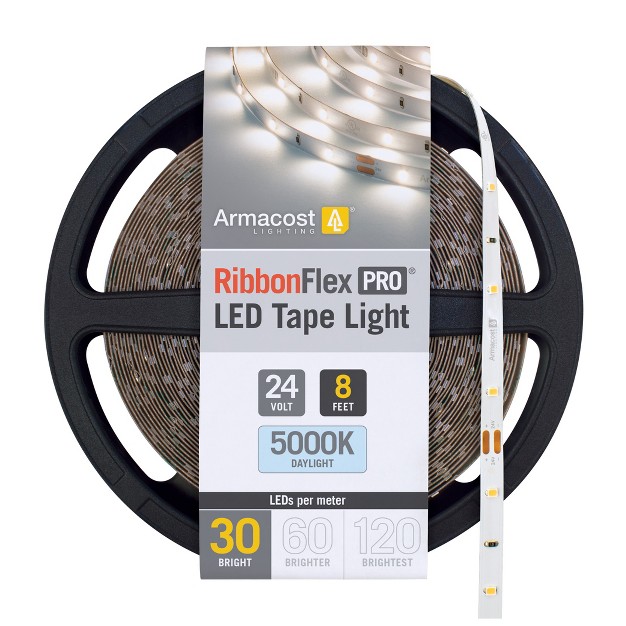 Armacost Lighting Ribbonflex Pro 24v White Led Strip Light Tape 30 Led m Cabinet Lights