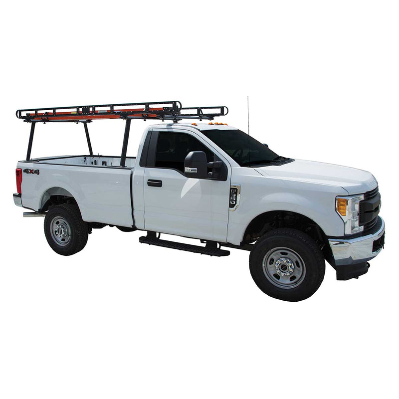 Buyers Products Black Powder-Coated Aluminum Truck Ladder Rack