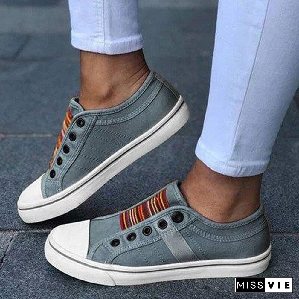 Low-cut Trainers Canvas Flat Shoes Women Casual Vulcanize Shoes New Women Summer Autumn Sneakers Ladies WDHKUN