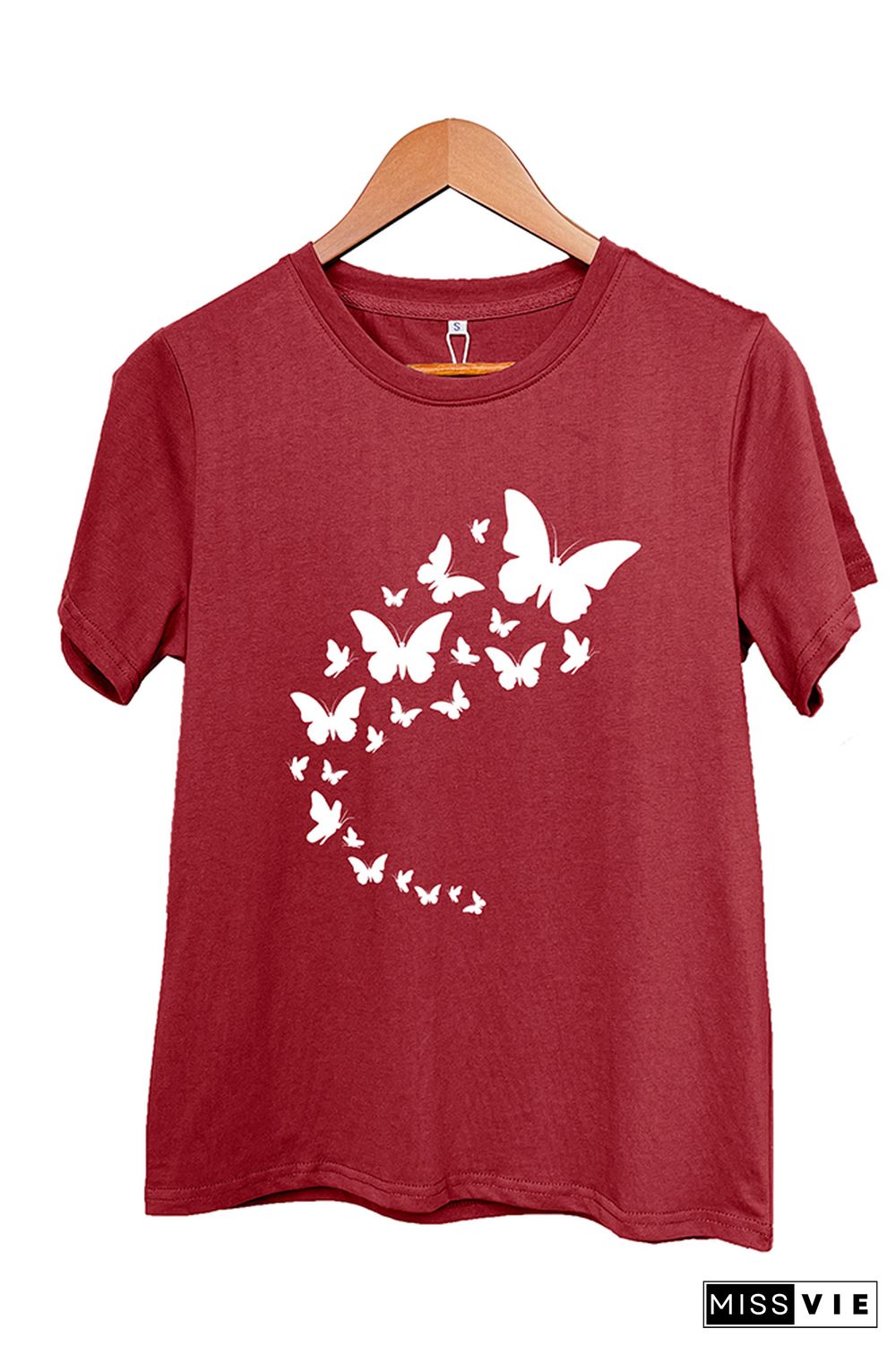 Flying Butterflies Graphic T-Shirt Wholesale