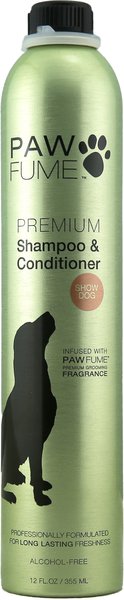 Pawfume Premium ShowDog Dog Shampoo and Conditioner， 12-oz bottle