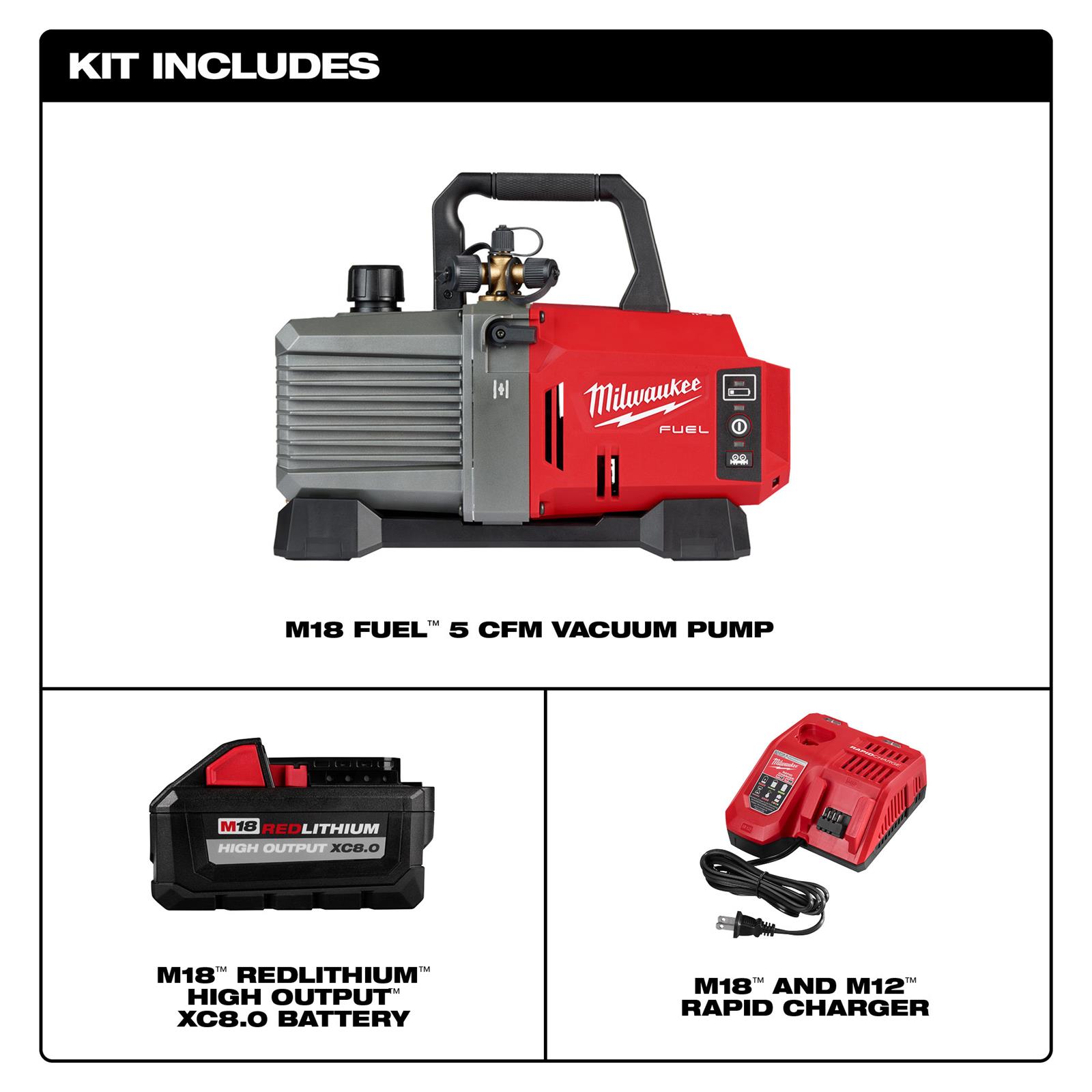 Milwaukee Tool 2941-21 Milwaukee M18 FUEL Vacuum Pumps