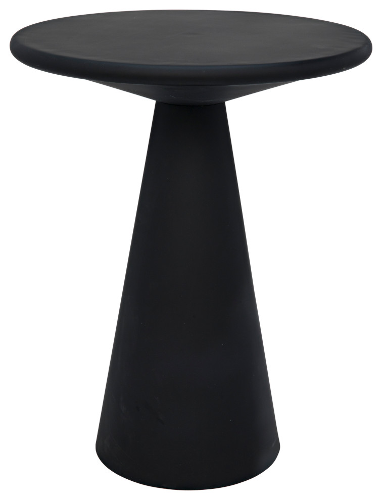 Idiom Side Table  Black Metal   Industrial   Side Tables And End Tables   by Noir  Houzz