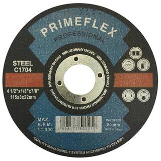 GRIP TIGHT TOOLS 4-12 in. x 18 in. 78 in. Cut off Wheel Cutting Disc for Metal  General Purpose Blade (25-Pack) C1704-25