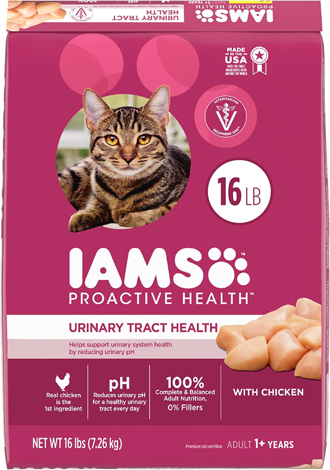 Iams Proactive Health Adult Urinary Tract Health Dry Cat Food 16LB