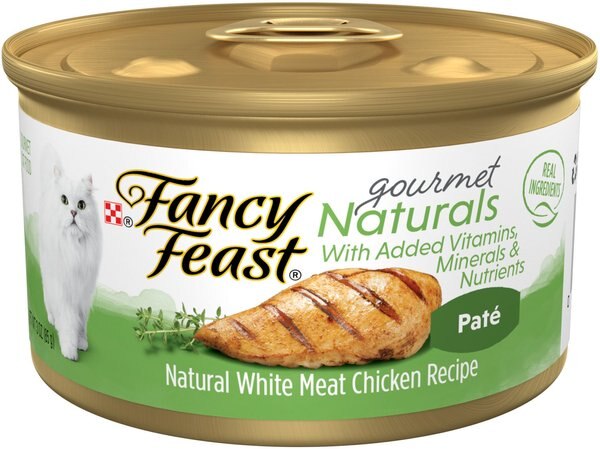 Fancy Feast Gourmet Naturals White Meat Chicken Recipe Pate Canned Cat Food