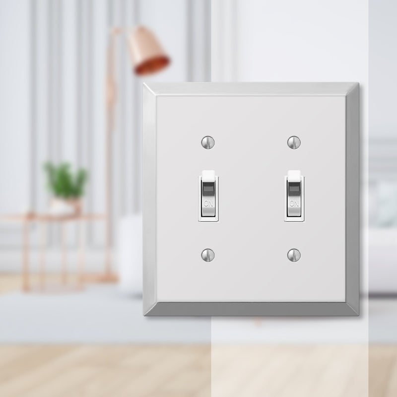 WALLPLATE 2TOG PC