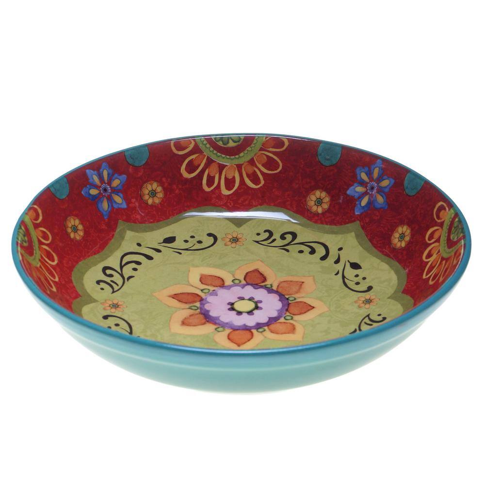 Certified International Tunisian Sunset Pasta and Salad Serving Bowl 22467