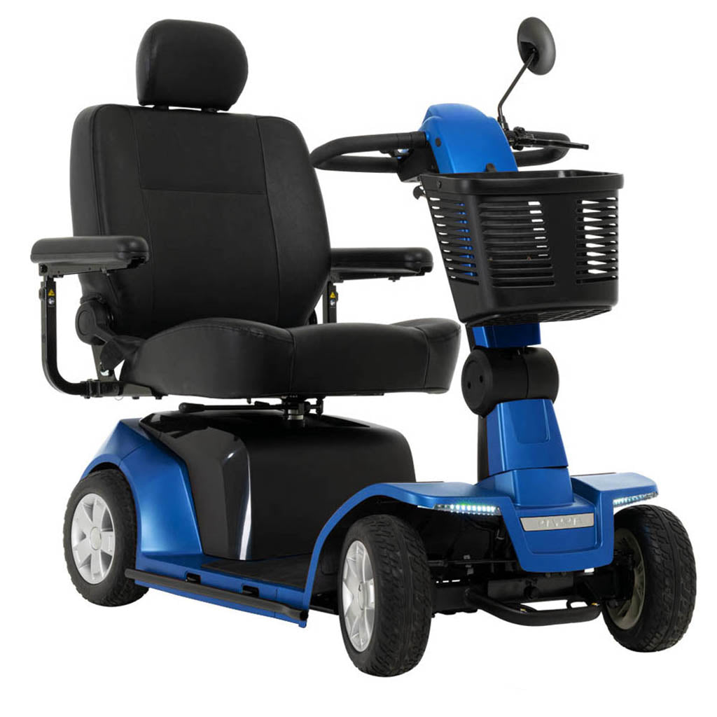 Pride Mobility Maxima 4-Wheel Scooter Blue 500 lbs. Weight Capacity with Available Extended Warranty