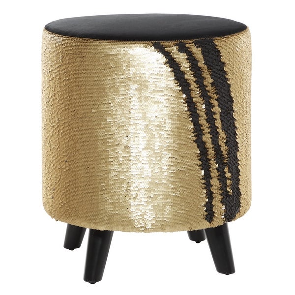 Fabric Contemporary Stool 18 x 16 x 16 - 16 x 16 x 18Round