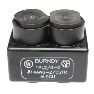 RACO BURNDY Black Dual-Rated Unitap Mechanical Connector 1-Pack 1PL20-2BAG1R