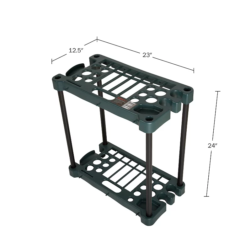 Stalwart Garage and Garden Tool Organizer Utility Rack