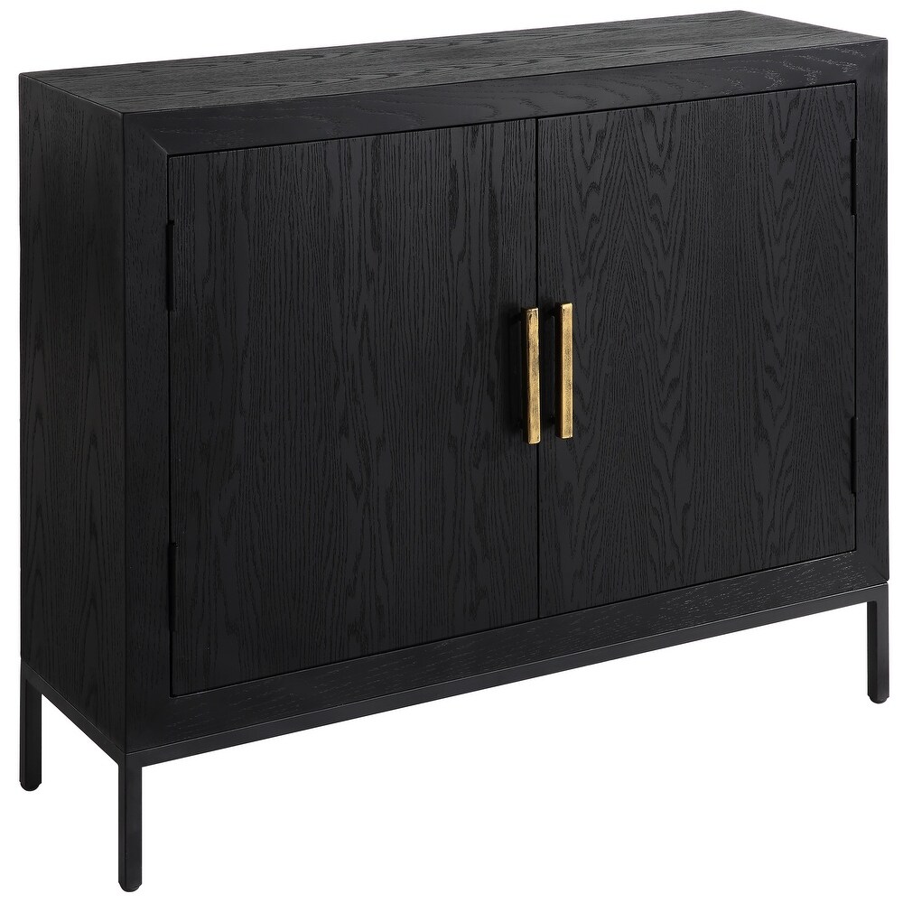 Uttermost Front Range Dark Oak 2 Door Cabinet   40.25 W X 32.5 H X 11.625 D (in)