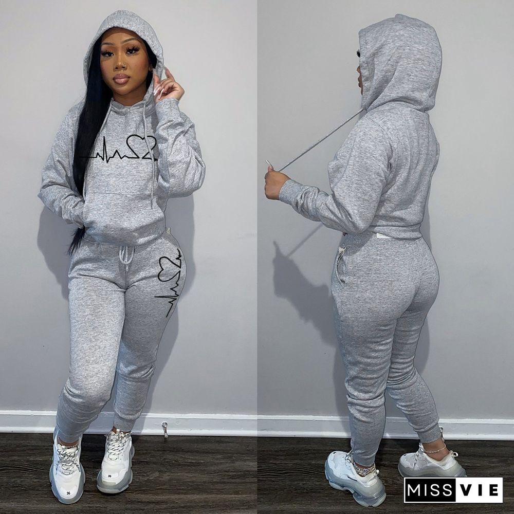 Winter Clothes Sportswear Hoodies Sweatpants Tracksuit