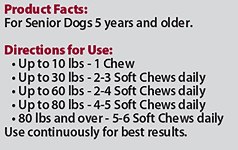 Ark Naturals Gray Muzzle Heart Healthy Chicken Flavored Soft Chew Heart Supplement for Senior Dogs