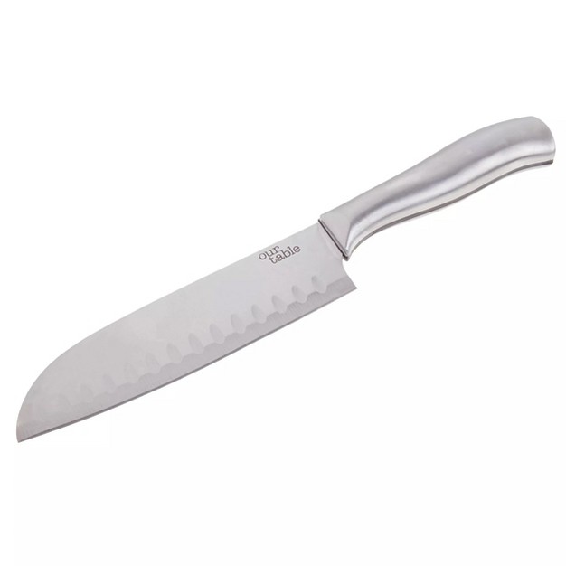 Gibson Our Table 2 Piece Stainless Steel Santoku Knife Set