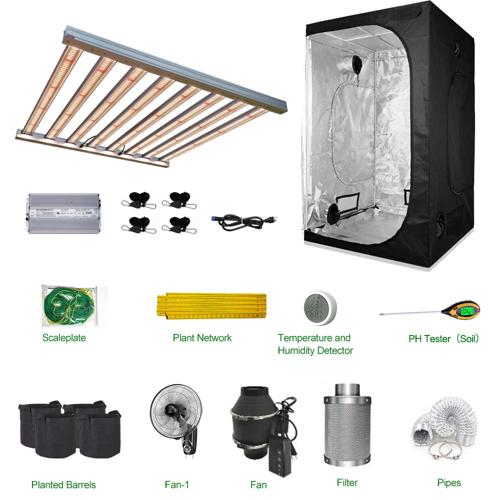 Factory Direct Supply Hydroponic Indoor Grow Tent Complete Kit  Indoor Grow Tent with Lights